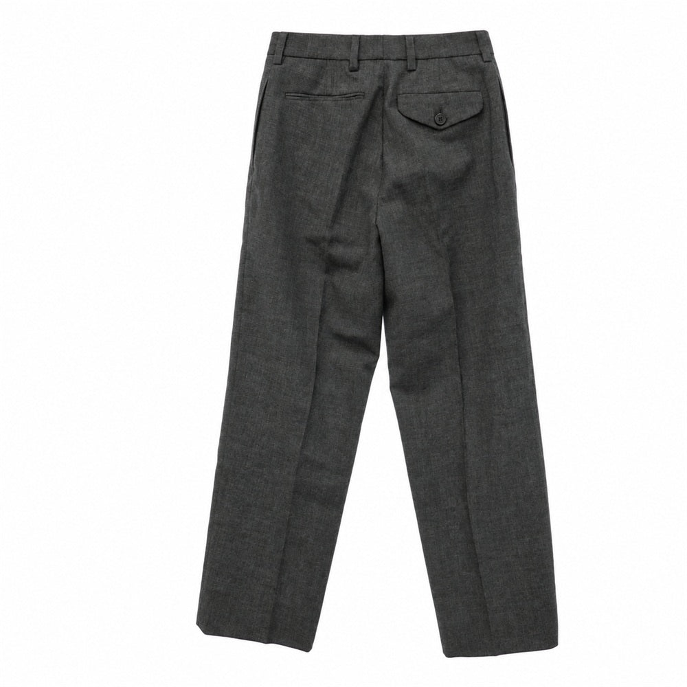 PRADA プラダ P270JG S000 2025年モデル イタリア製 ヴァージンウール センタープレス スラックスパンツ グレー系 38【中古】