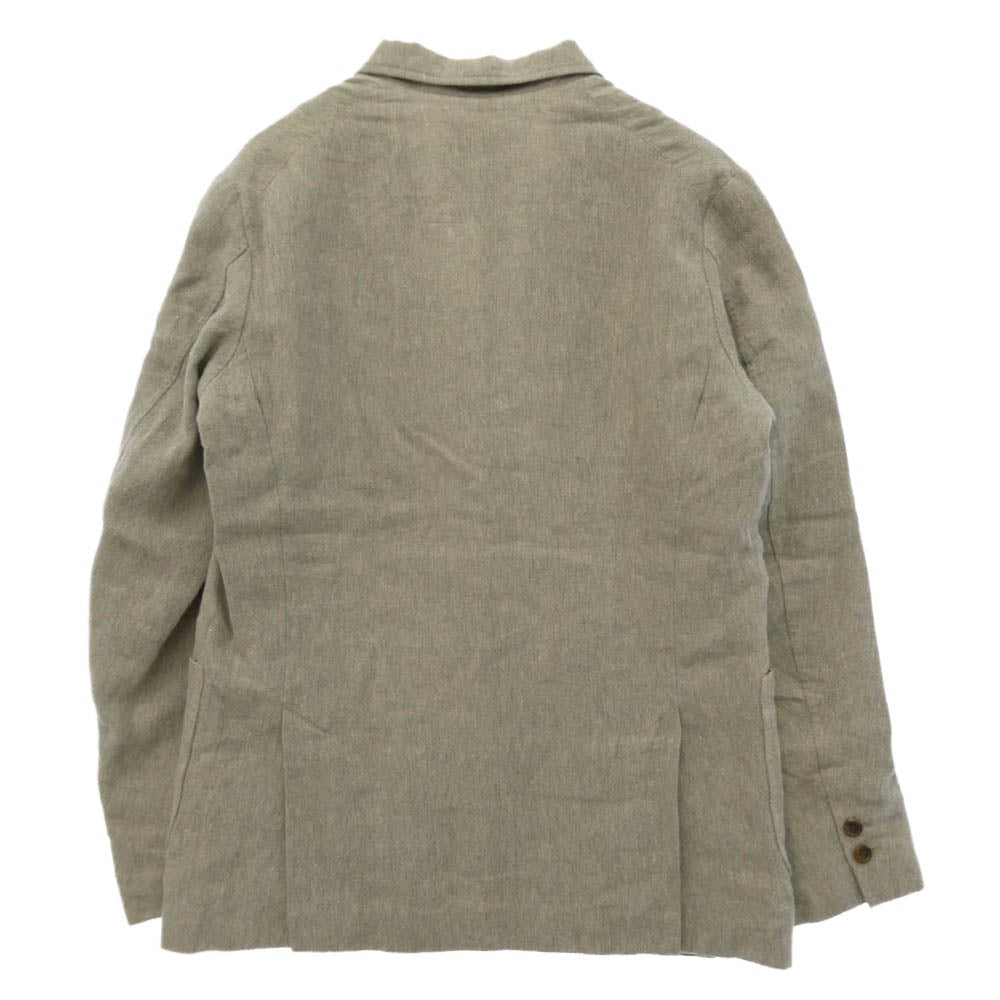 VISVIM ビズビム 14SS 0114105013017 GRANGER BLAZER リネン ブレザー 4B テーラードジャケット グレー系 2【中古】