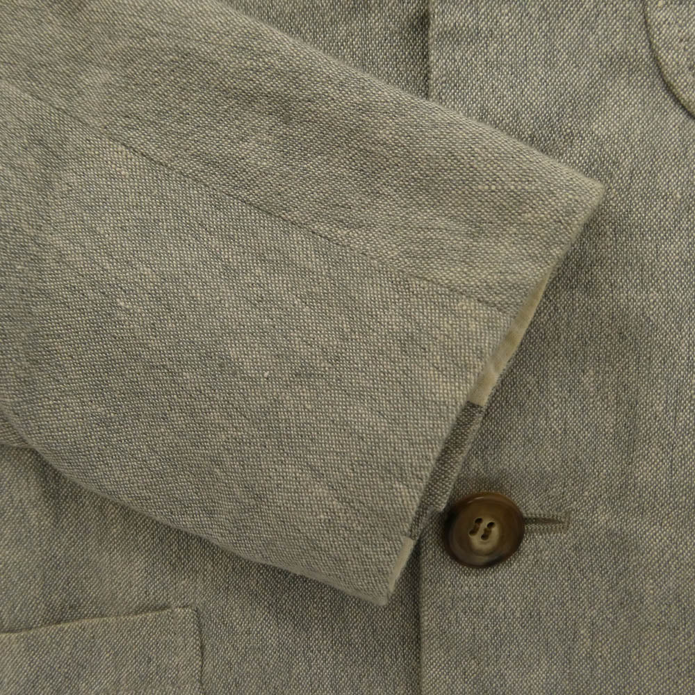 VISVIM ビズビム 14SS 0114105013017 GRANGER BLAZER リネン ブレザー 4B テーラードジャケット グレー系 2【中古】