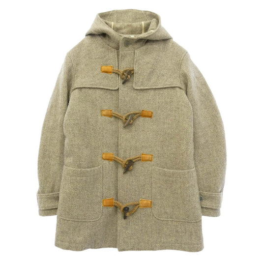 VISVIM ビズビム 13AW 0113205013013 COMMODORE COAT WINDSTOPPER 裏地チェック ダッフルコート ベージュ系 2【中古】