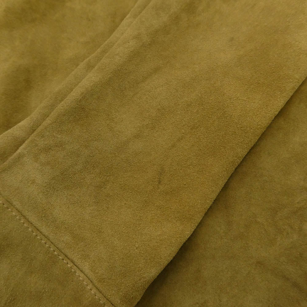 VISVIM ビズビム 15AW 0115205014012 Italian vegetable-tanned cowhide イタリアンベジタブルタンニンカウハイド シェルコンチョボタン レザートラッカージャケット ベージュ系 2【中古】