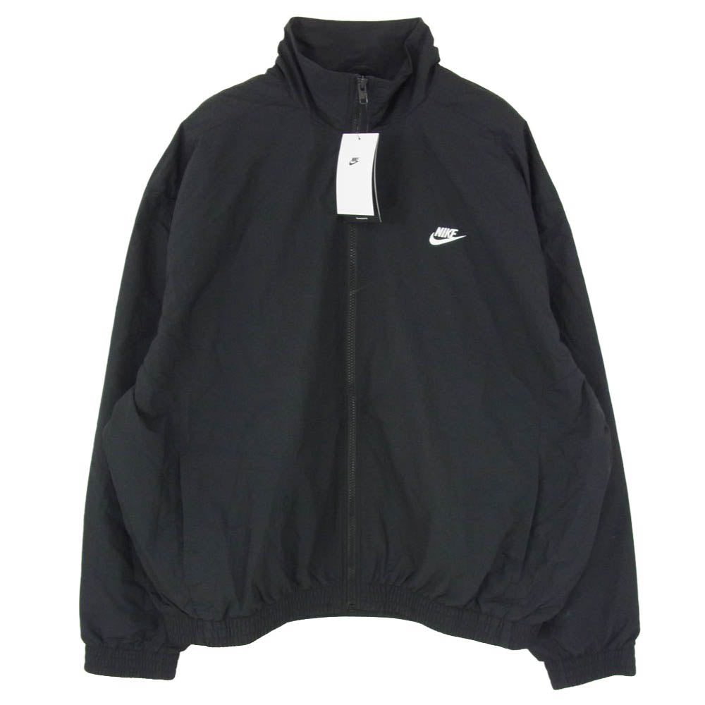 NIKE ナイキ HQ6110-010 クラブ オーバーサイズ ド ウーブン トラック ナイロン ジャケット ブラック系 L【新古品】【未使用】【中古】