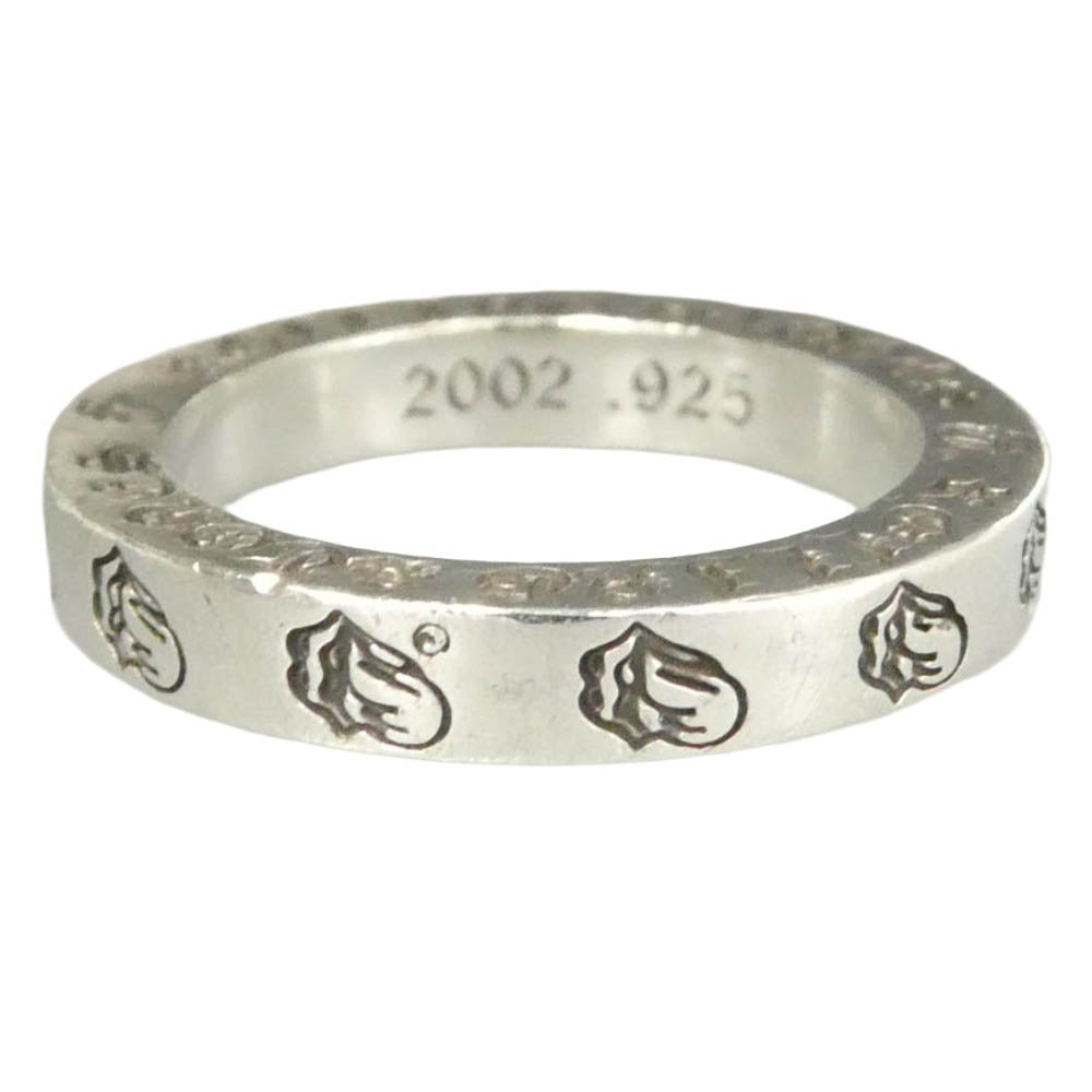 CHROME HEARTS クロムハーツ（原本無） SPACER LT リップアンドタン 3mm スペーサー リング シルバー系 約12.5号【中古】