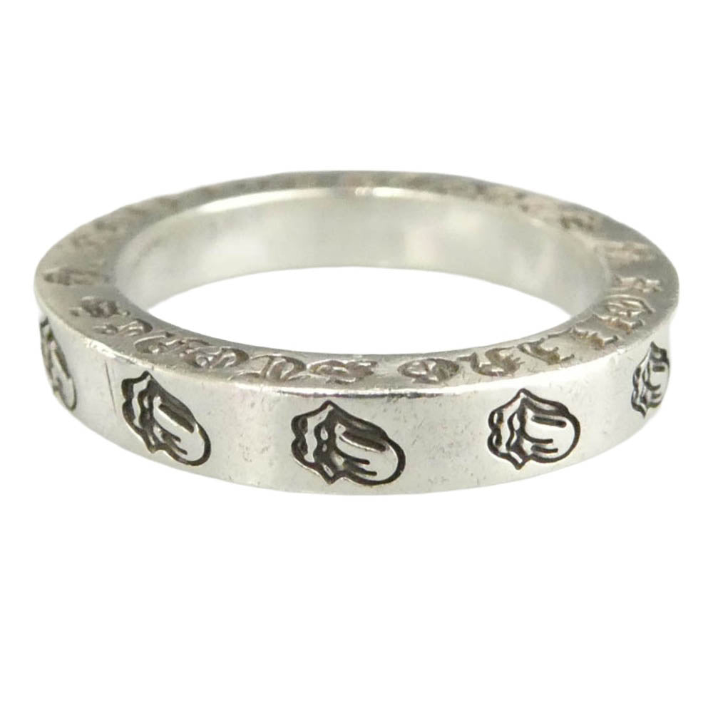 CHROME HEARTS クロムハーツ（原本無） SPACER LT リップアンドタン 3mm スペーサー リング シルバー系 約12.5号【中古】
