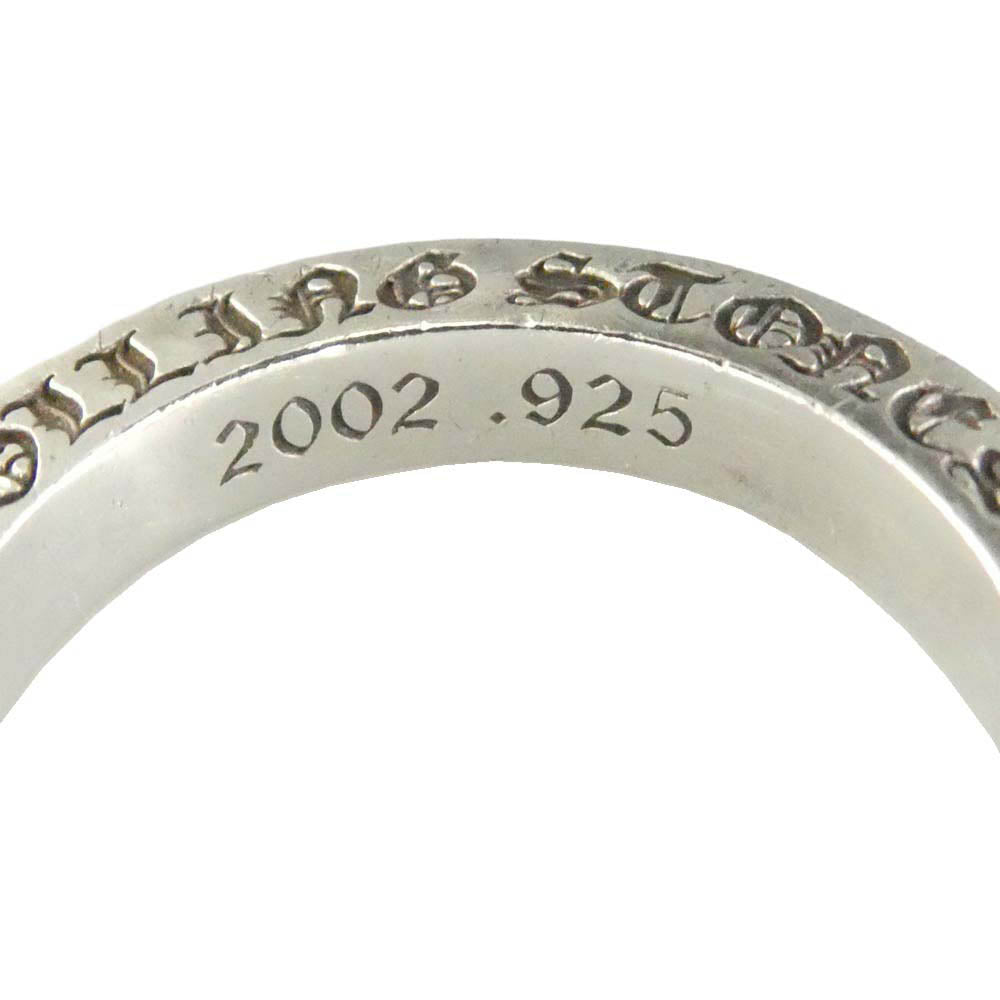 CHROME HEARTS クロムハーツ（原本無） SPACER LT リップアンドタン 3mm スペーサー リング シルバー系 約12.5号【中古】