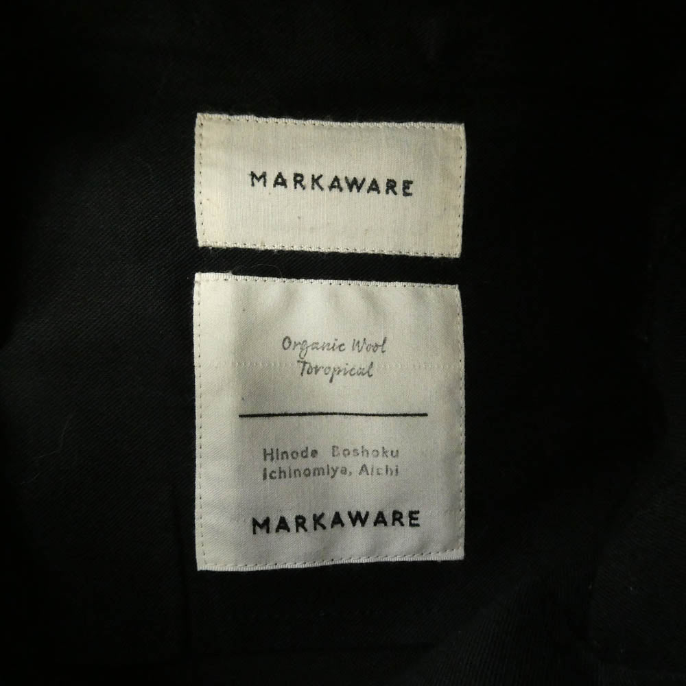 markaware マーカウェア 20AW A20A-04PT01C ウールペグトップパンツ ブラック系 2【中古】