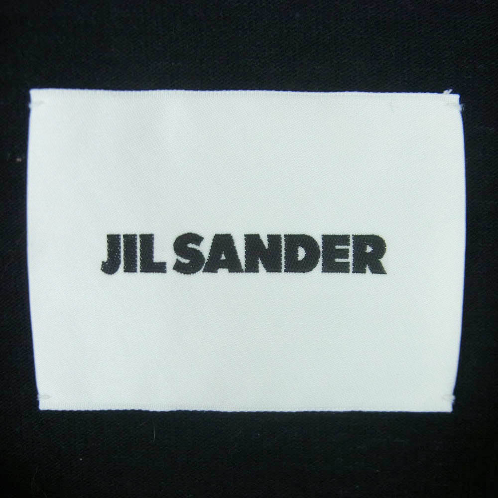 JIL SANDER ジルサンダー JSMU707027 MU248508 バイカラー カラーブロック クルーネック 半袖 Tシャツ ブラック系 ホワイト系 XS【中古】