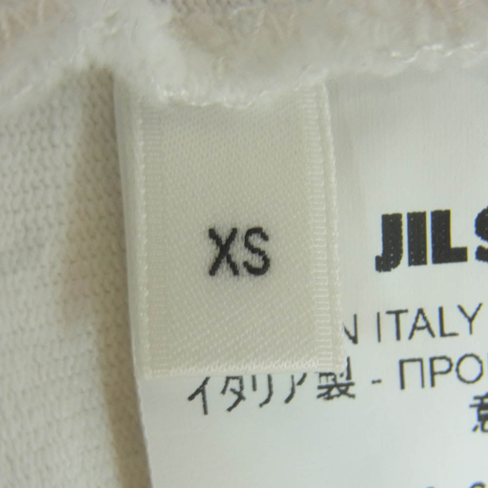 JIL SANDER ジルサンダー JSMU707027 MU248508 バイカラー カラーブロック クルーネック 半袖 Tシャツ ブラック系 ホワイト系 XS【中古】