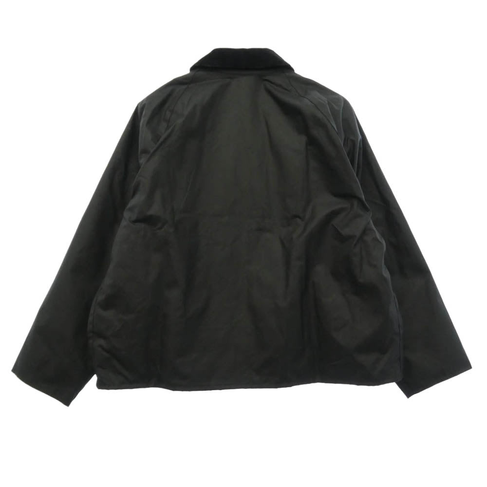 Barbour バブアー 23AW 232MWX1678 TRANSPORT トランスポート 2ワラント オイルド ワックスコットン ジャケット ショートブルゾン ブラック系 36【中古】