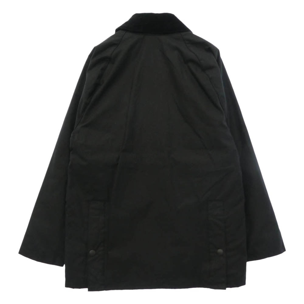 Barbour バブアー 2102048 英国製 BEDALE ビデイル オイルド ワックスコットン 裏地チェック ジャケット ブラック系 36【中古】