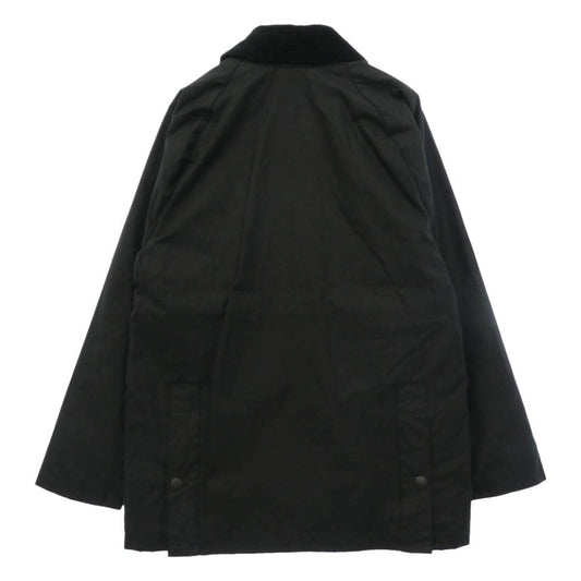 Barbour バブアー 2102048 英国製 BEDALE ビデイル オイルド ワックスコットン 裏地チェック ジャケット ブラック系 36【中古】