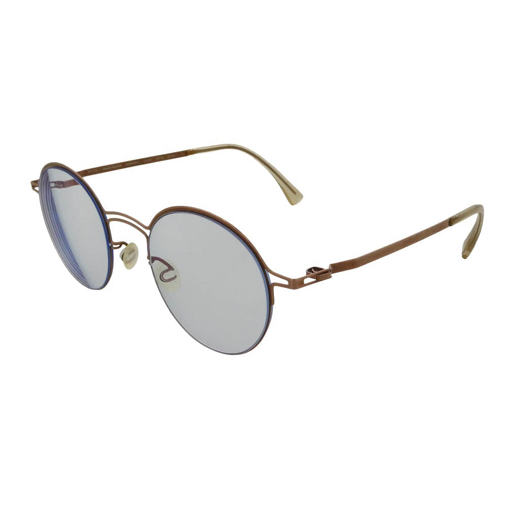 MAISON MARGIELA メゾンマルジェラ MYKITA マイキータ CRAFT 014 クラフト MMCRAFT014 ボストンシェイプ アイウェア 度入り 眼鏡 ブラウン系 46□22　140【中古】