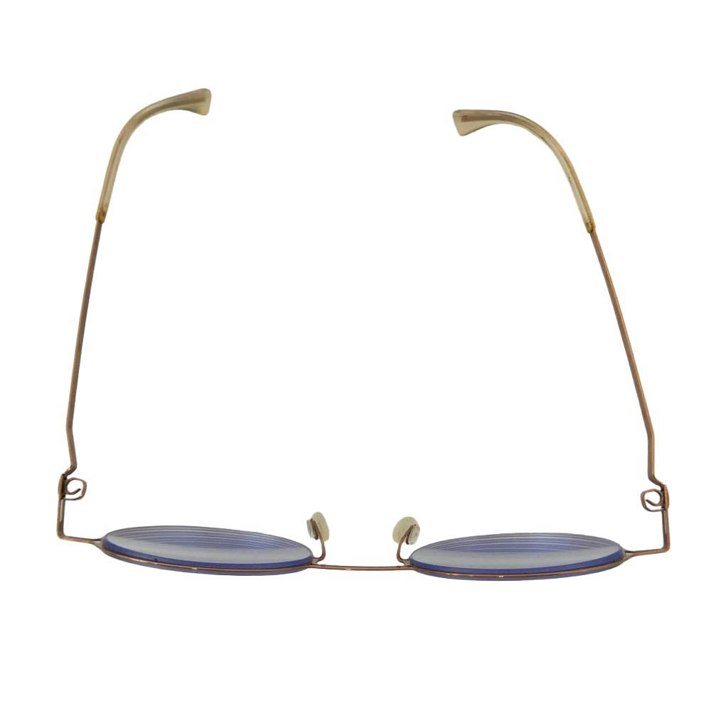 MAISON MARGIELA メゾンマルジェラ MYKITA マイキータ CRAFT 014 クラフト MMCRAFT014 ボストンシェイプ アイウェア 度入り 眼鏡 ブラウン系 46□22　140【中古】