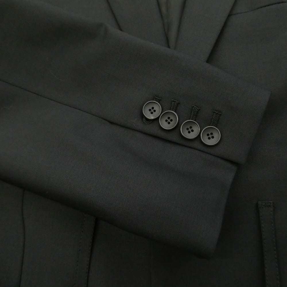 リベルム 20AW 2020AW-JK02 BELTED TAILORED JACKET ベルテッドテーラードジャケット ブラック系 1【美品】【中古】