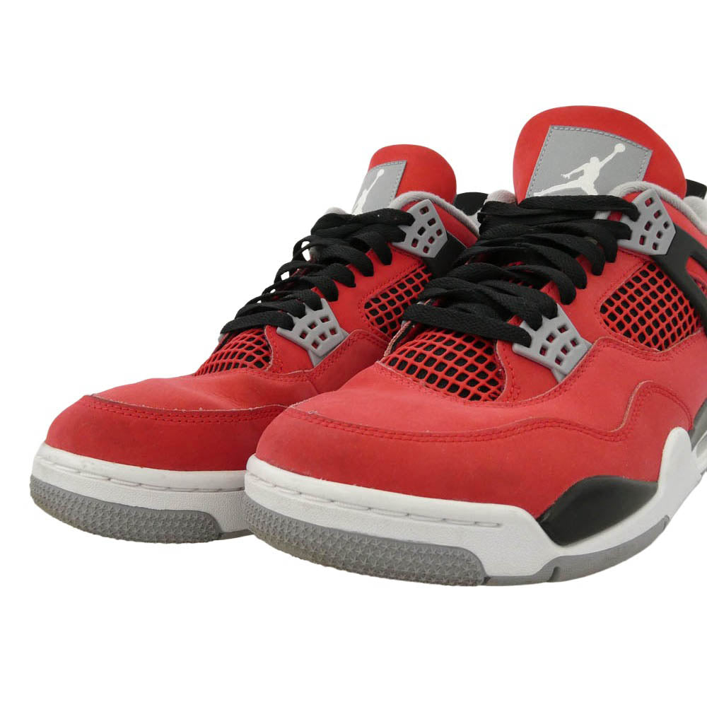 NIKE ナイキ FQ8138-600 Air Jordan 4 Retro Toro Bravo エアジョーダン4 レトロ スニーカー レッド系 27.5cm【中古】