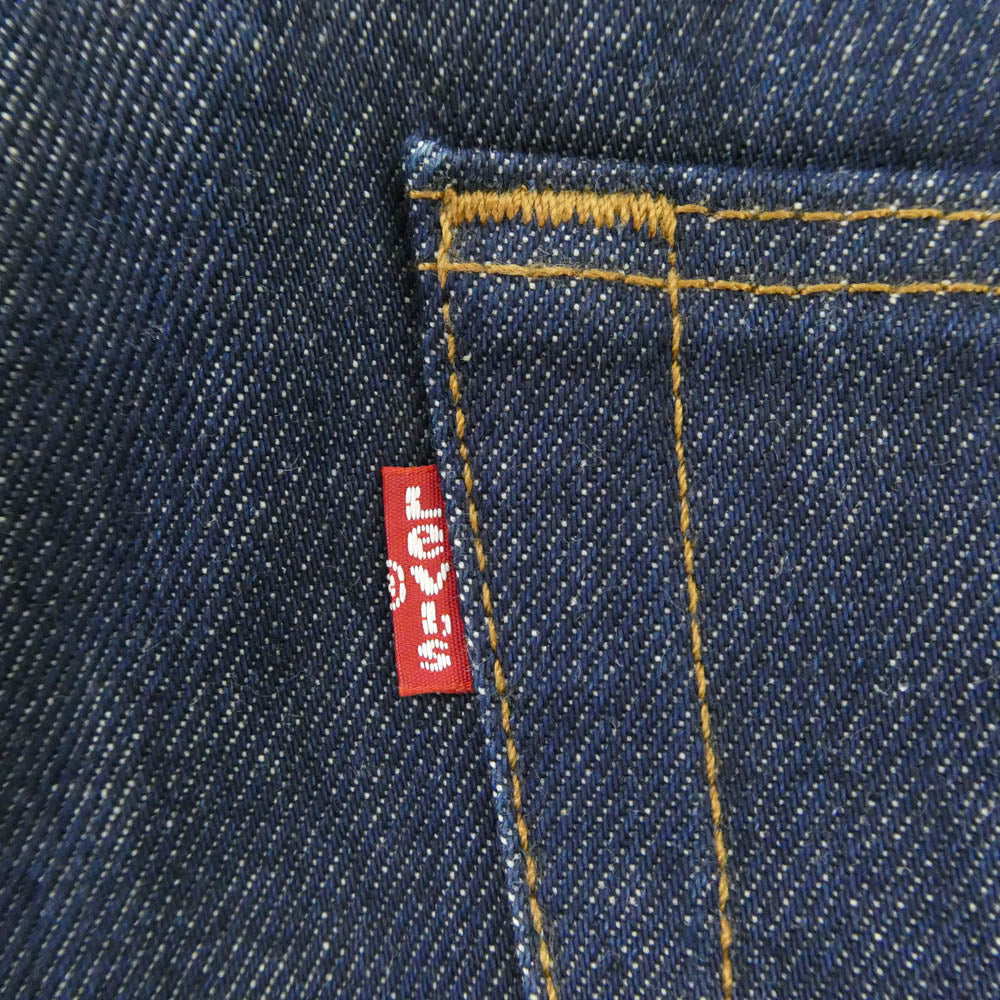 Levi's リーバイス 501 ボタンフライ ストレート デニム パンツ インディゴブルー系 W33【中古】
