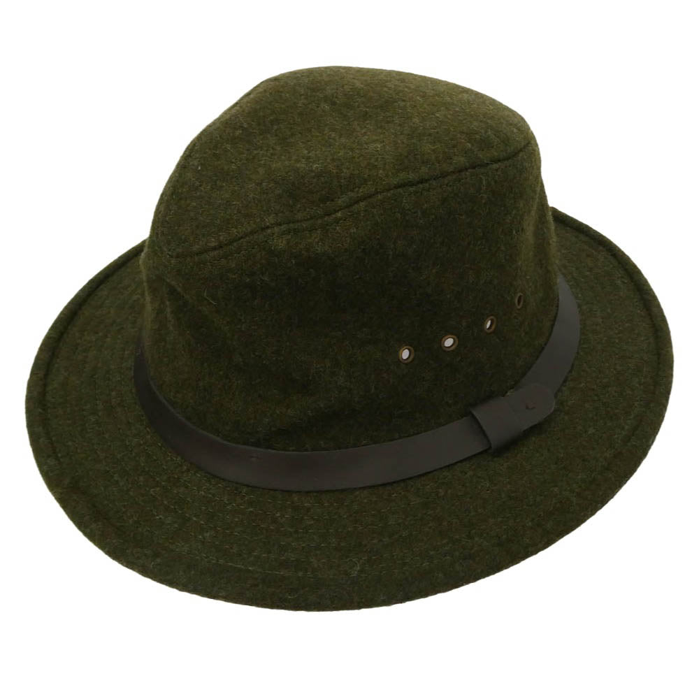 FILSON フィルソン 60025LE USA製 Virgin Wool Packer Hat ウール パッカー ハット 帽子 モスグリーン系 ブラウン系 XL【中古】