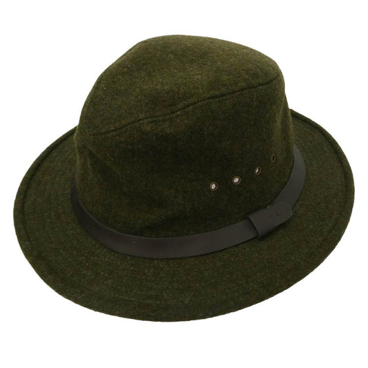 FILSON フィルソン 60025LE USA製 Virgin Wool Packer Hat ウール パッカー ハット 帽子 モスグリーン系 ブラウン系 XL【中古】