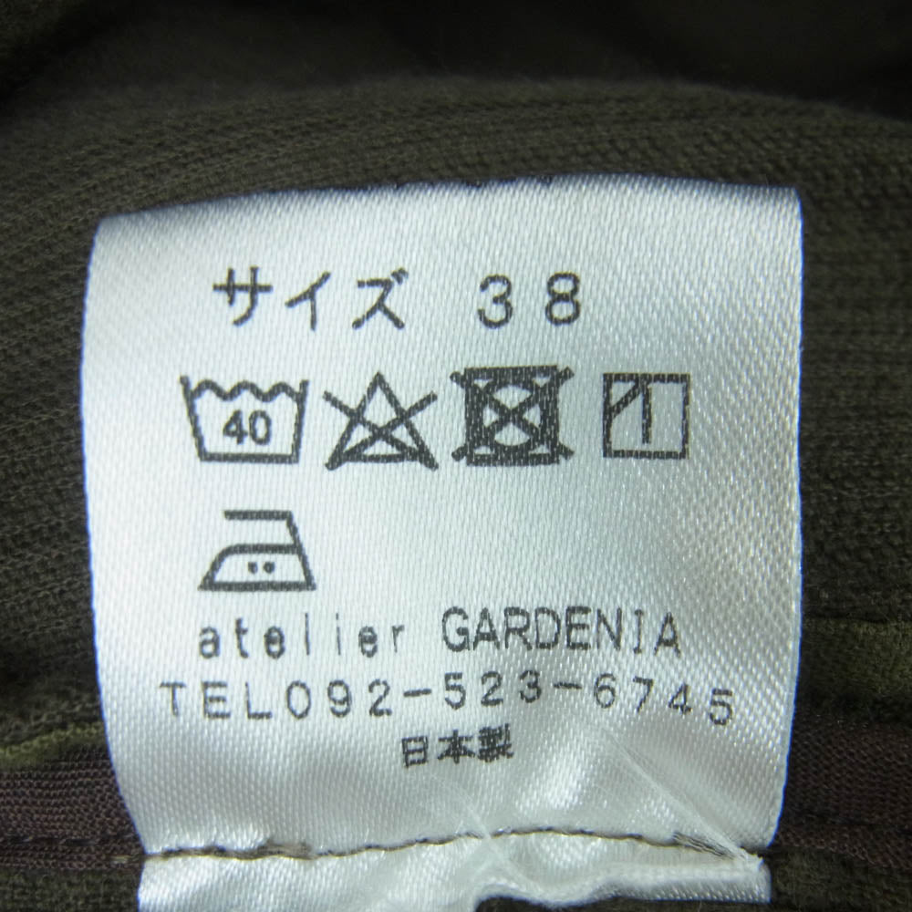 DJANGOATOUR ジャンゴアトゥール D-AL-J09 CORDUROY JACKET コーデュロイ テーラード ジャケット モスグリーン系 38【極上美品】【中古】