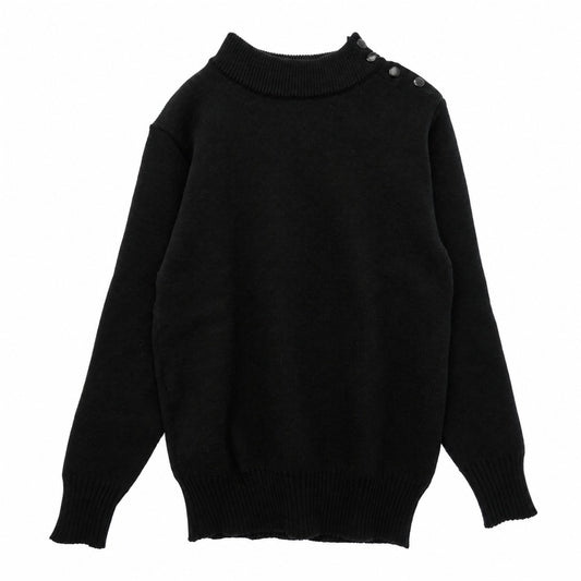 BLACK SIGN ブラックサイン BSFW-13802B モックネック ニット セーター ブラック系 38【中古】