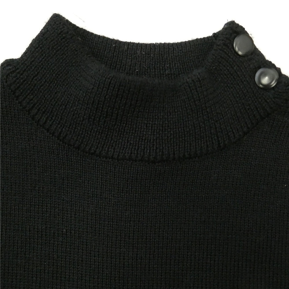 BLACK SIGN ブラックサイン BSFW-13802B モックネック ニット セーター ブラック系 38【中古】