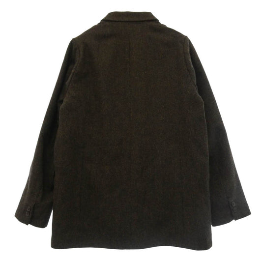 DJANGOATOUR ジャンゴアトゥール D-AL-J22 CLASSIC JAZZ JACKET クラシック ジャズ ジャケット ツイード テーラード ジャケット ブラウン系 38【極上美品】【中古】