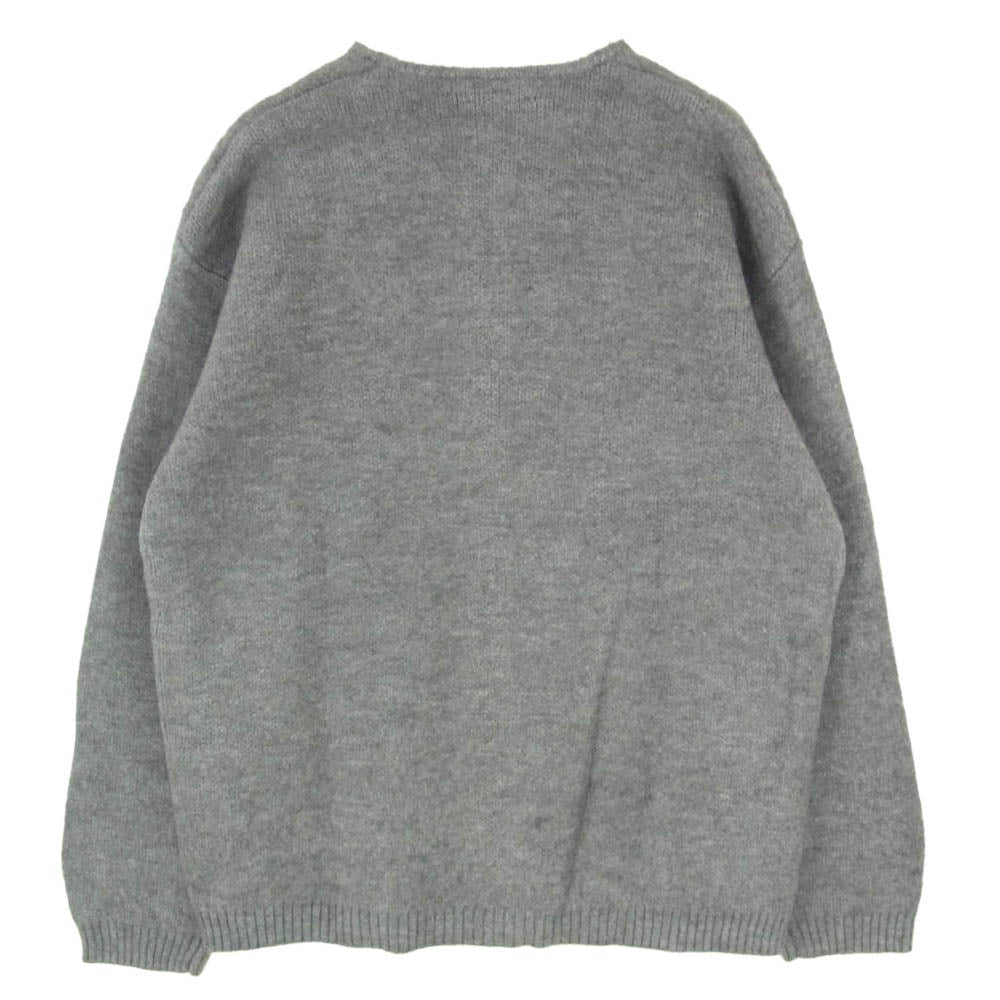 TOWNCRAFT タウンクラフト PENNEYS THE FOX ZIP UP CARDIGAN ペニーズ ニット ジップアップ カーディガン グレー系 L【中古】