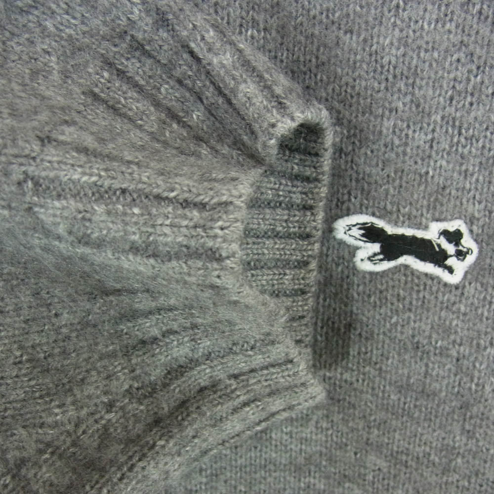 TOWNCRAFT タウンクラフト PENNEYS THE FOX ZIP UP CARDIGAN ペニーズ ニット ジップアップ カーディガン グレー系 L【中古】