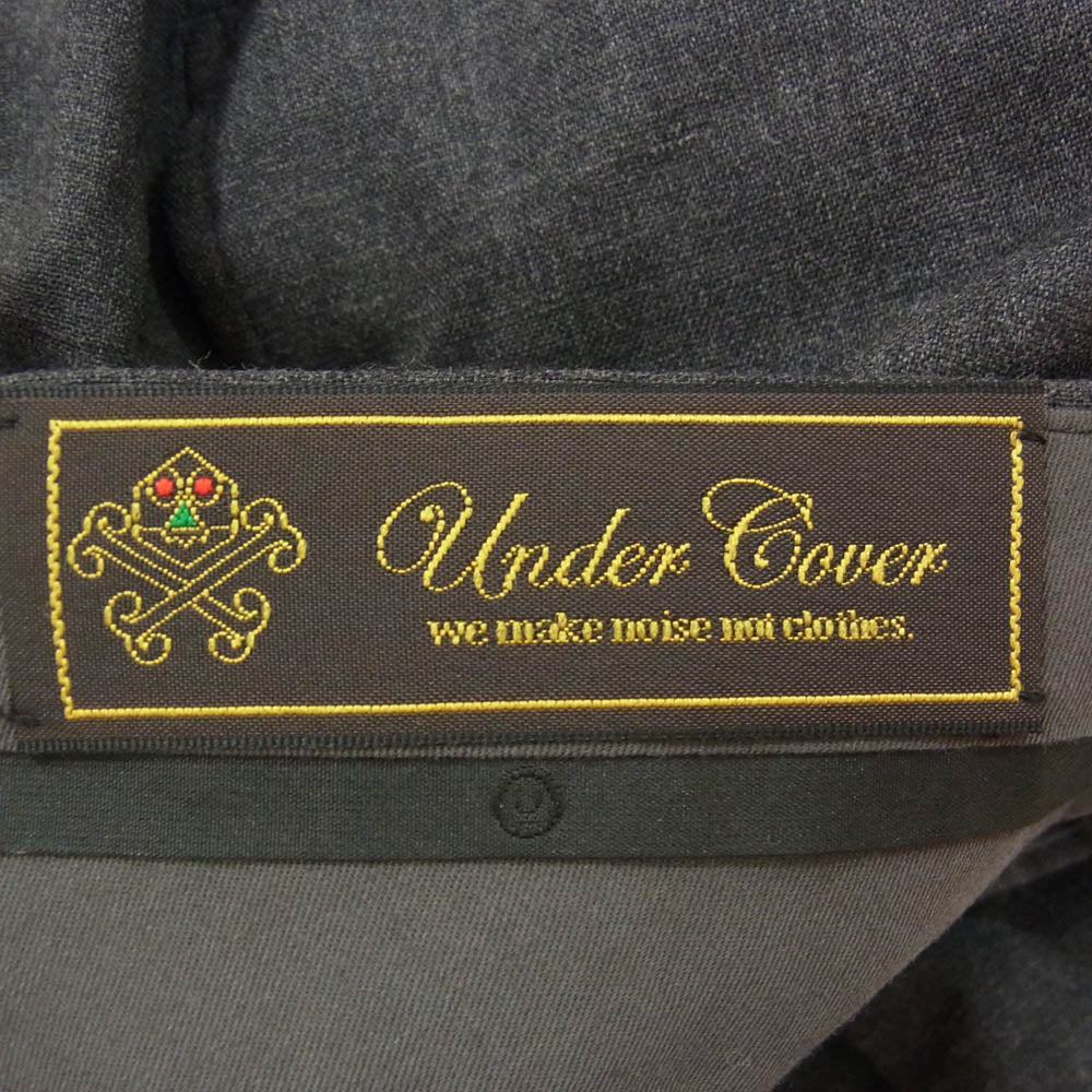 UNDERCOVER アンダーカバー 16AW UCQ9593 ウール ストレッチ スリム スラックス パンツ グレー系 2【中古】