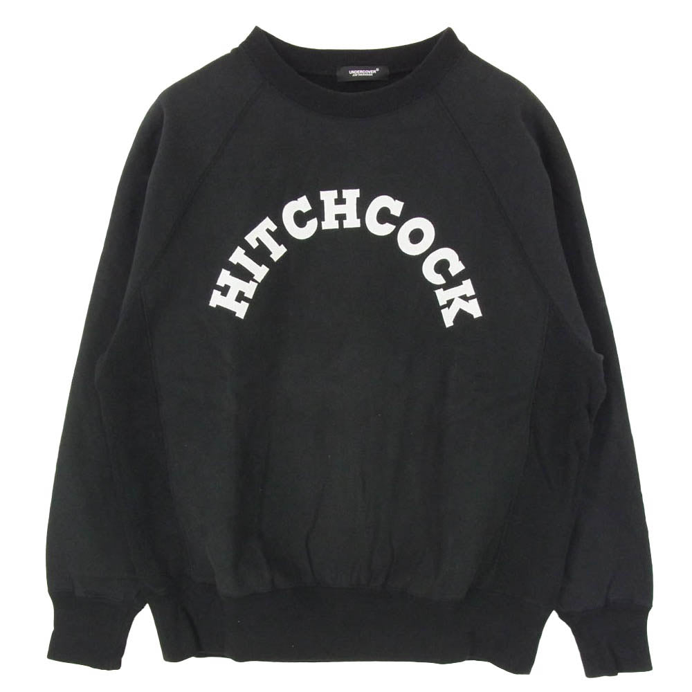 UNDERCOVER アンダーカバー 22AW UC2B4801 SWEAT HITCHCOCK オーバーサイズ ロゴ スウェット トレーナー ブラック系 2【中古】