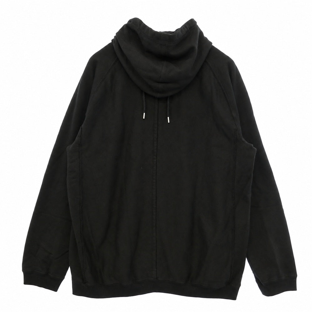 TAKAHIRO MIYASHITA The SoloIst. タカヒロミヤシタザソロイスト 25AW swc.0011AW25 Oversized hoodie オーバーサイズド フーディー コットン プルオーバー スウェット パーカー ブラック系 46【極上美品】【中古】