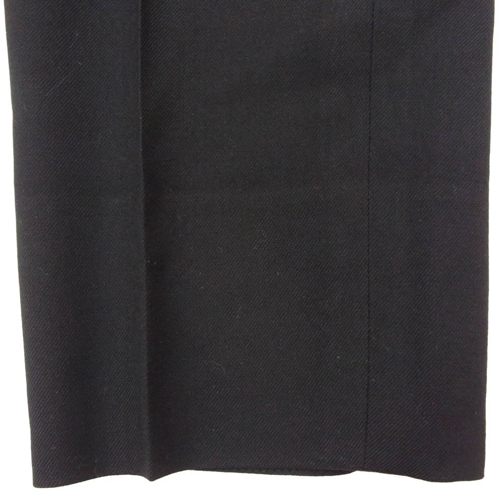 SAINT LAURENT サンローラン 18AW 509486 Y404W SINGLE BREASTED CLASSIC SUIT IN WOOL SERGE PANTS シングルブレスト クラシックスーツ ウールサージ パンツ ブラック系 44【極上美品】【中古】