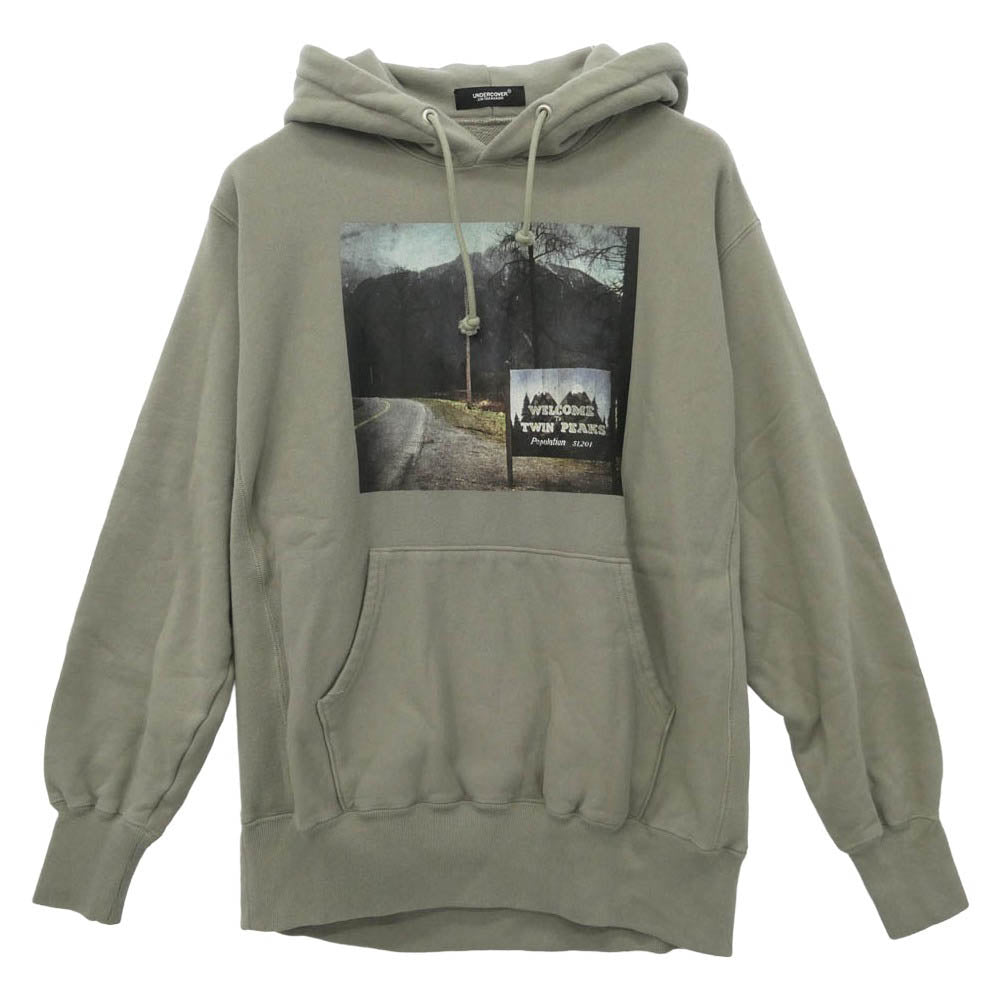 UNDERCOVER アンダーカバー 24AW UC2D4807-2 Twin Peaks グラフィック プリント プルオーバー スウェット パーカー フーディー グレー系 A.LIGHT GREEN GRAY 2【新古品】【未使用】【中古】