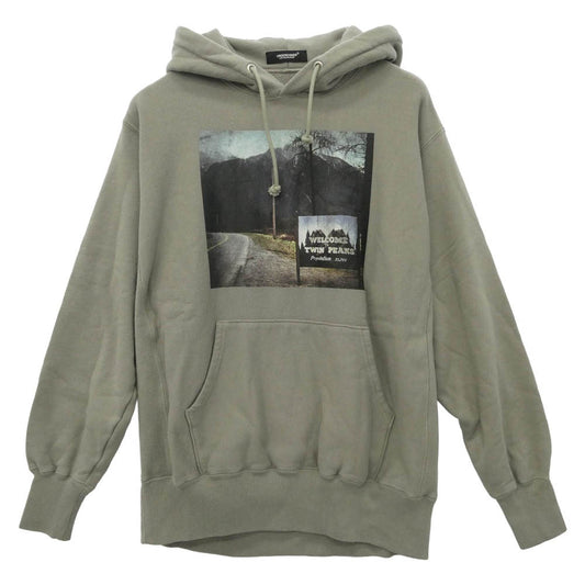 UNDERCOVER アンダーカバー 24AW UC2D4807-2 Twin Peaks グラフィック プリント プルオーバー スウェット パーカー フーディー グレー系 A.LIGHT GREEN GRAY 2【新古品】【未使用】【中古】