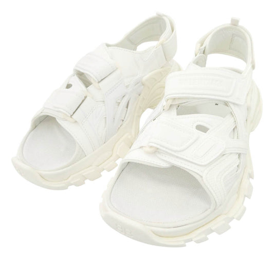 BALENCIAGA バレンシアガ 21SS 617542 Track touch-strap Sandals トラック タッチ ストラップ サンダル ホワイト系 26.5cm【極上美品】【中古】