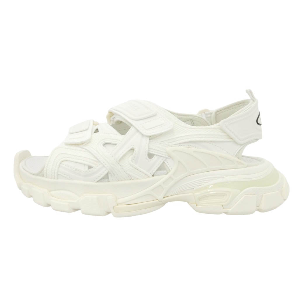 BALENCIAGA バレンシアガ 21SS 617542 Track touch-strap Sandals トラック タッチ ストラップ サンダル ホワイト系 26.5cm【極上美品】【中古】