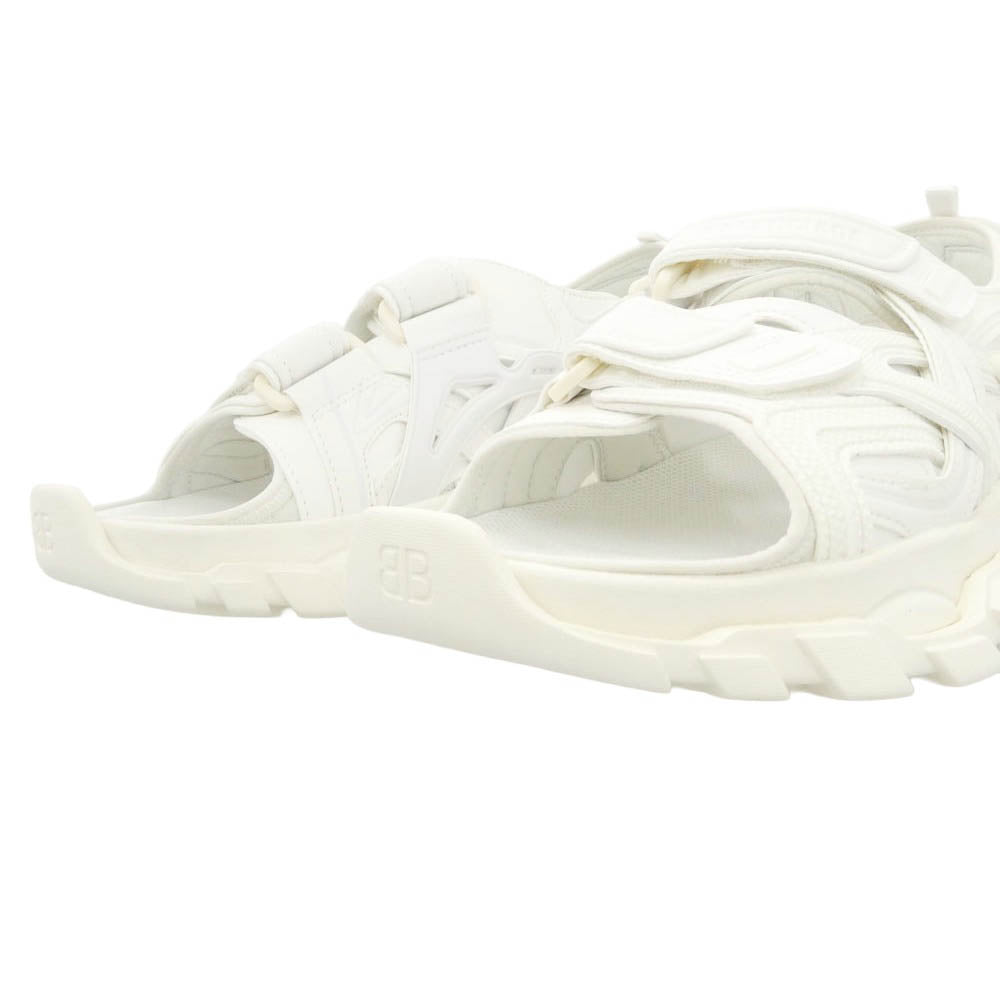 BALENCIAGA バレンシアガ 21SS 617542 Track touch-strap Sandals トラック タッチ ストラップ サンダル ホワイト系 26.5cm【極上美品】【中古】