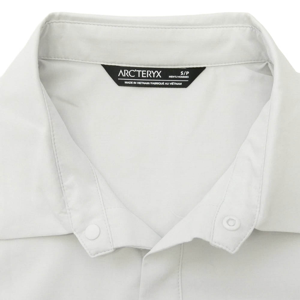 ARC'TERYX アークテリクス X000007416 Skyline SS Shirt Melange スカイライン メランジ ショートスリーブ 半袖 シャツ グレー系 S【美品】【中古】