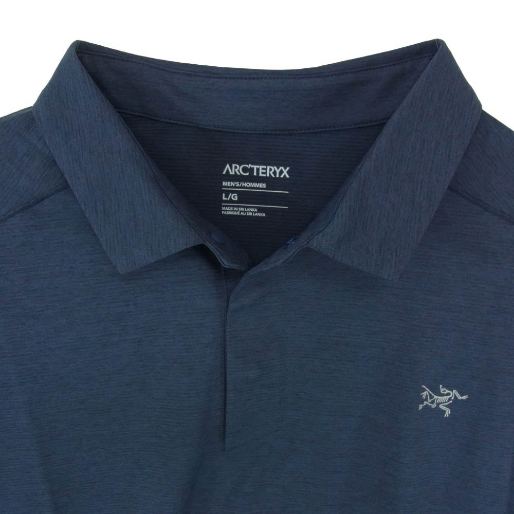 ARC'TERYX アークテリクス X000009705 Cormac Polo SS コーマック ポロ ショートスリーブ ネイビー系 L【極上美品】【中古】