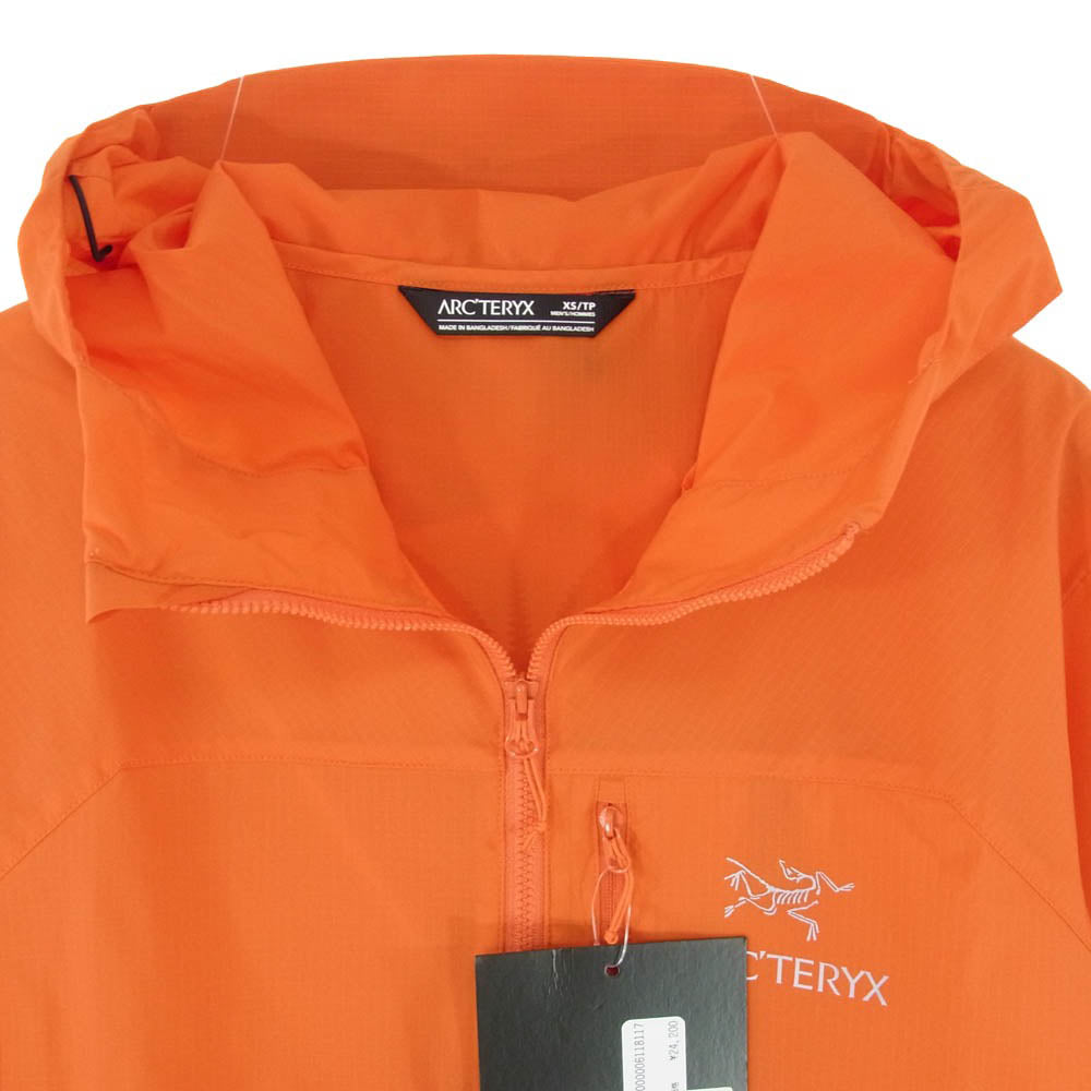 ARC'TERYX アークテリクス X000006118 L08017600 Squamish Hoody Phenom スコーミッシュ フーディ ジャケット フェノム オレンジ系 XS【極上美品】【中古】