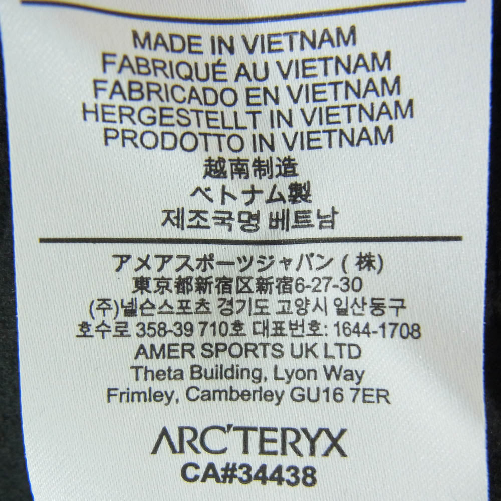 ARC'TERYX アークテリクス 22SS X000005602 Solano Jacket Men's GORE-TEX ソラノ ジャケット メンズ ゴアテックス ブルゾン ブラック系 XL【新古品】【未使用】【中古】