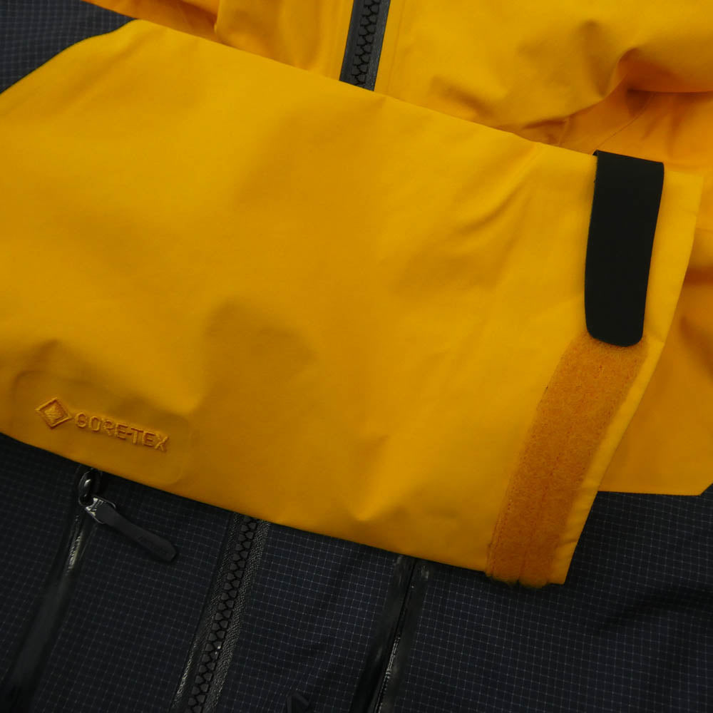 ARC'TERYX アークテリクス 23SS X000006454 Alpha Jacket Men's GORE-TEX アルファ ジャケット メンズ ゴアテックス マウンテン パーカー フード シェル ジャケット イエロー イエロー系 XS【極上美品】【中古】