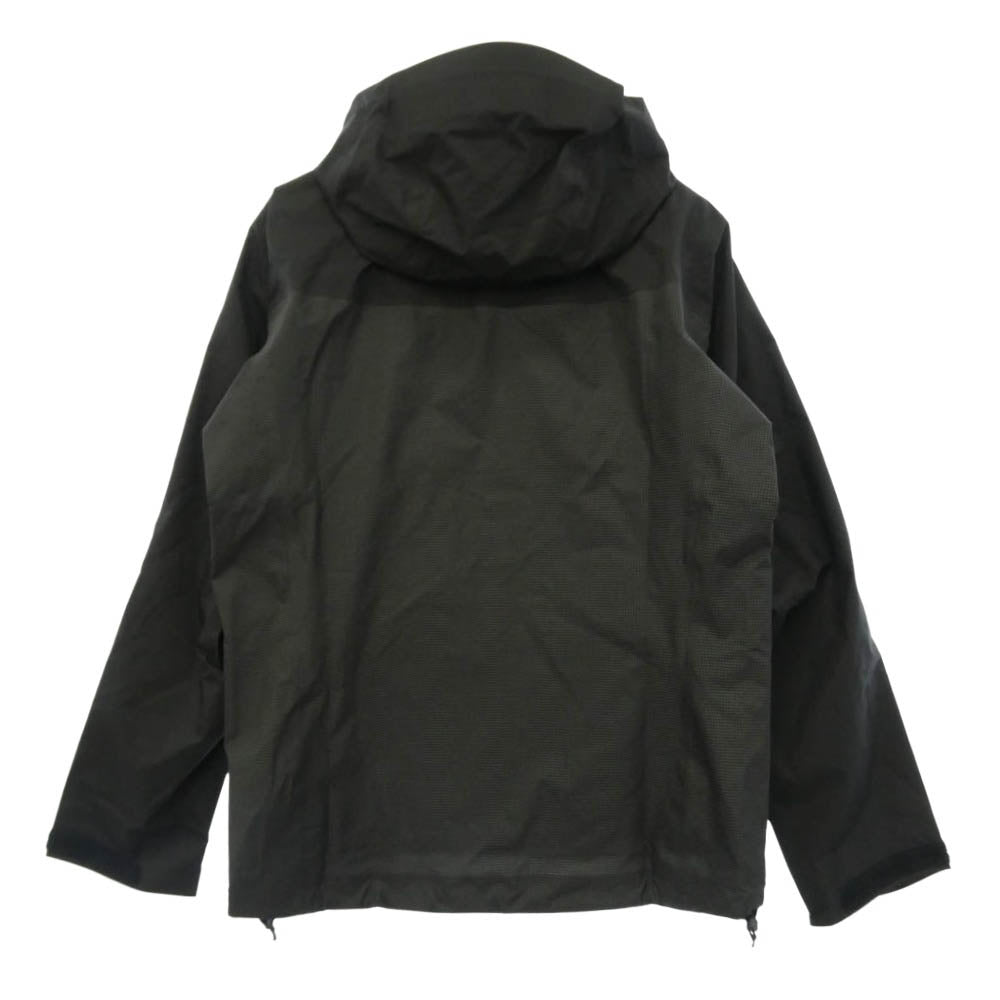 ARC'TERYX アークテリクス 23AW X000006454 Alpha Jacket Men's GORE-TEX アルファ ジャケット メンズ ゴアテックス マウンテン パーカー フード シェル ジャケット ブラック ブラック系 グレー系 M【極上美品】【中古】
