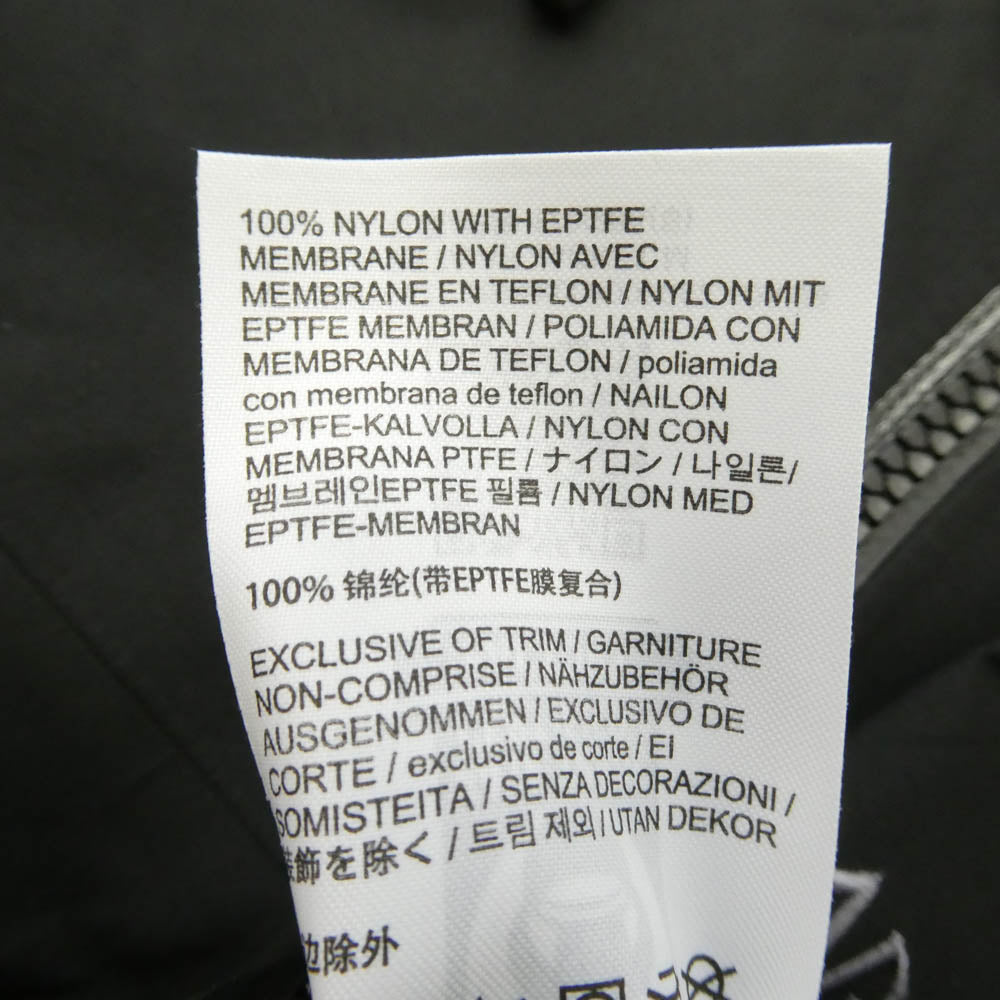 ARC'TERYX アークテリクス X000007082 Beta AR Jacket Black ベータ AR ジャケット ブラック ブラック系 S【美品】【中古】