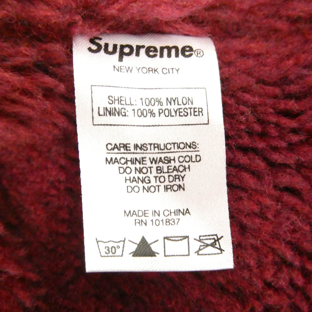 Supreme シュプリーム 17AW Pit Crew Jacket ピットクルー ナイロン ジャケット エンジ系 L【中古】