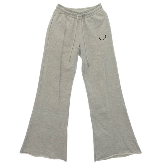 READY MADE レディメイド RE-C0-GY-00-00-252 SWEAT PANTS SMILE スマイル 刺繍 フレア スウェット パンツ グレー系 S【中古】