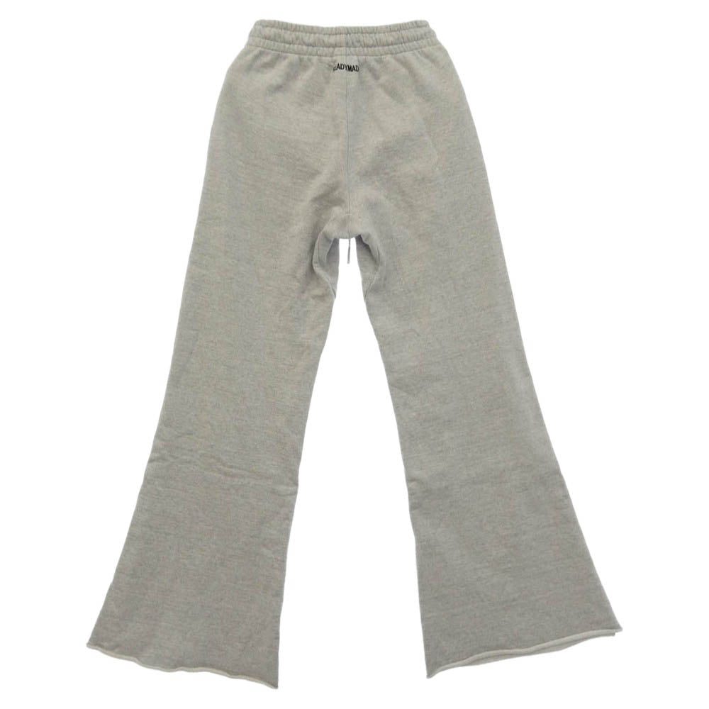 READY MADE レディメイド RE-C0-GY-00-00-252 SWEAT PANTS SMILE スマイル 刺繍 フレア スウェット パンツ グレー系 S【中古】