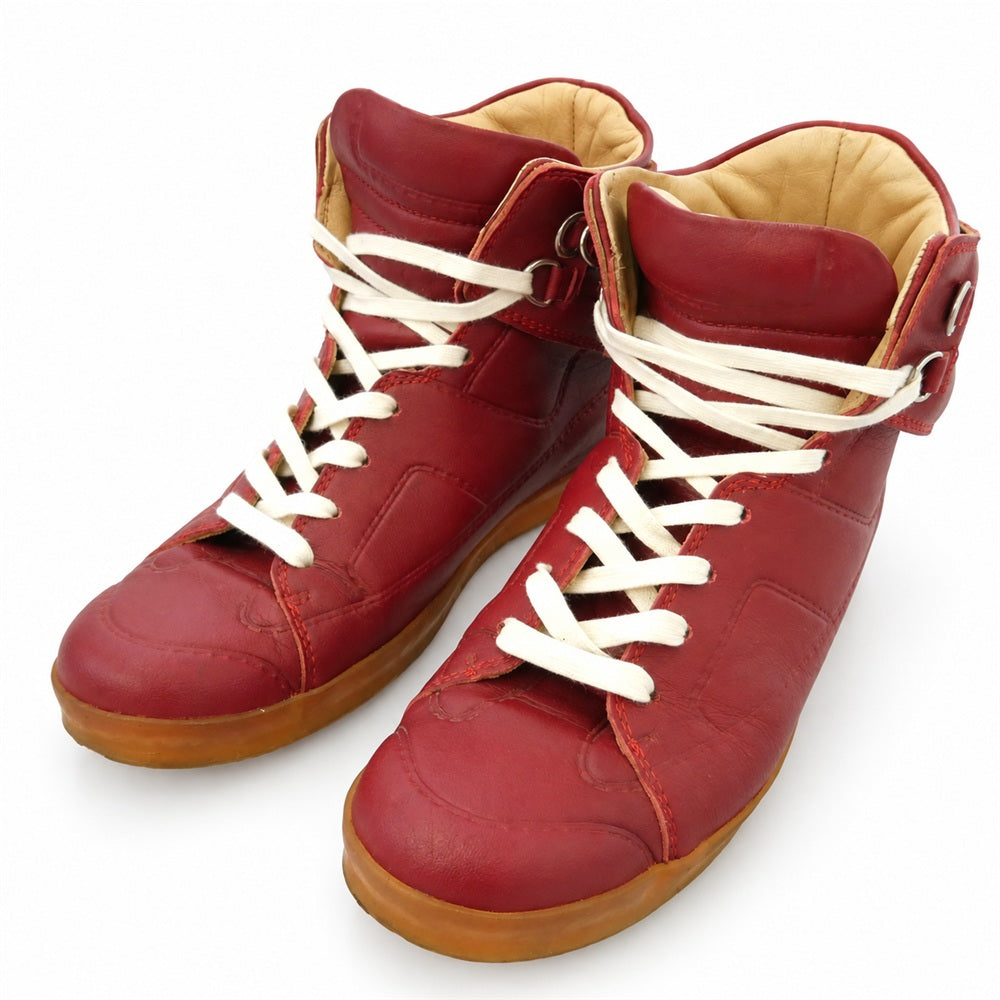 MAISON MARTIN MARGIELA メゾンマルタンマルジェラ H&M エイチ&エム ジャーマン ハイカット スニーカー レッド系 US7【中古】