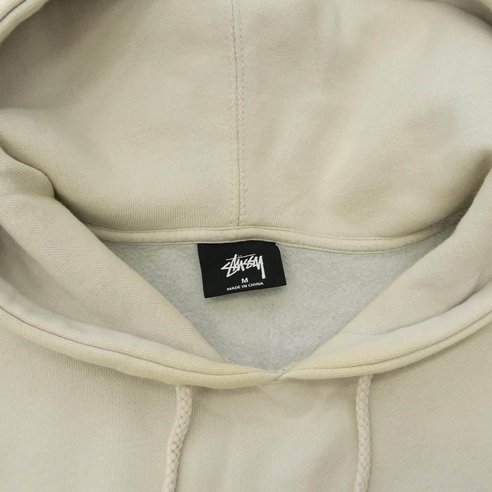 STUSSY ステューシー Z4000SAS17 ロゴ プリント ラスタカラー プルオーバー スウェット パーカー フーディー グレー系 M【中古】