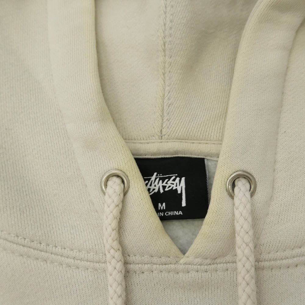 STUSSY ステューシー Z4000SAS17 ロゴ プリント ラスタカラー プルオーバー スウェット パーカー フーディー グレー系 M【中古】
